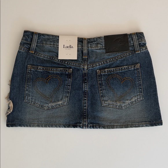 Y2K Luella Bartley X Target denim mini skirt - Picture 2 of 8